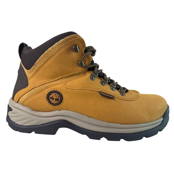 Timberland Mens White Ledge Mid Waterproof Nubuck Hiking Boot Sz 12 Wheat 014176 - Picture 1 of 11